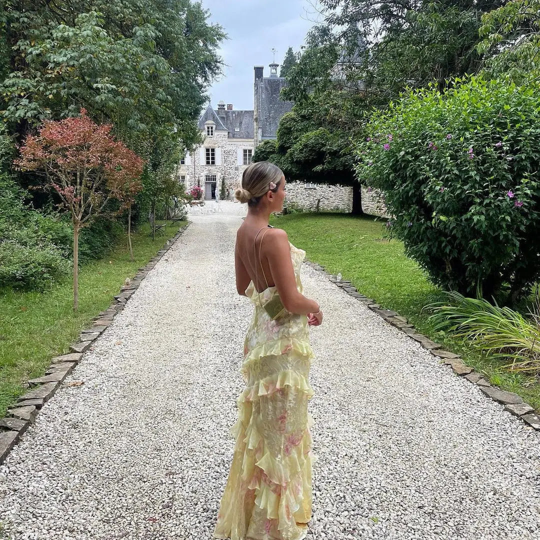 Tiered Maxi Dress Women Azzoria