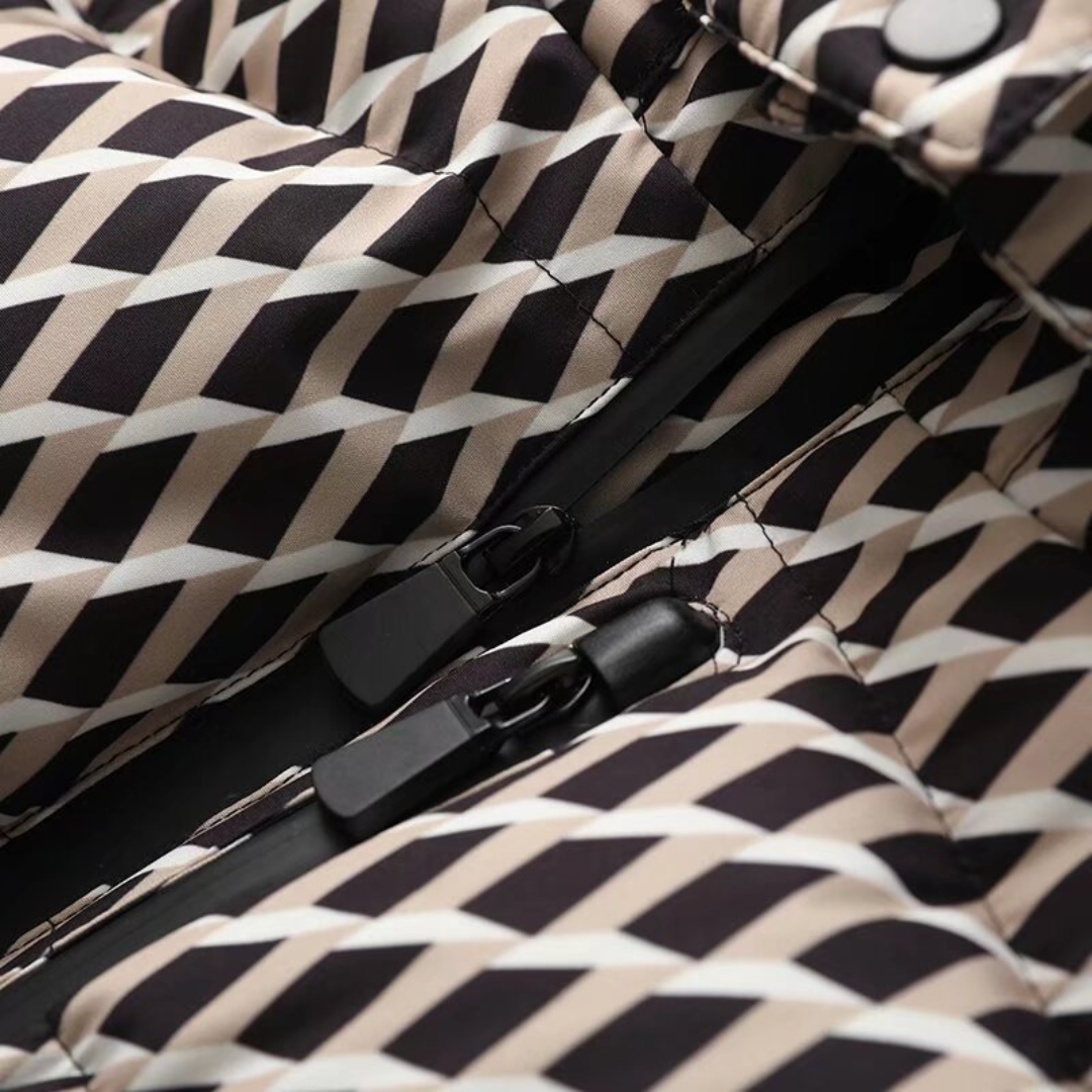 Belted Down Puffer Jacket for Women