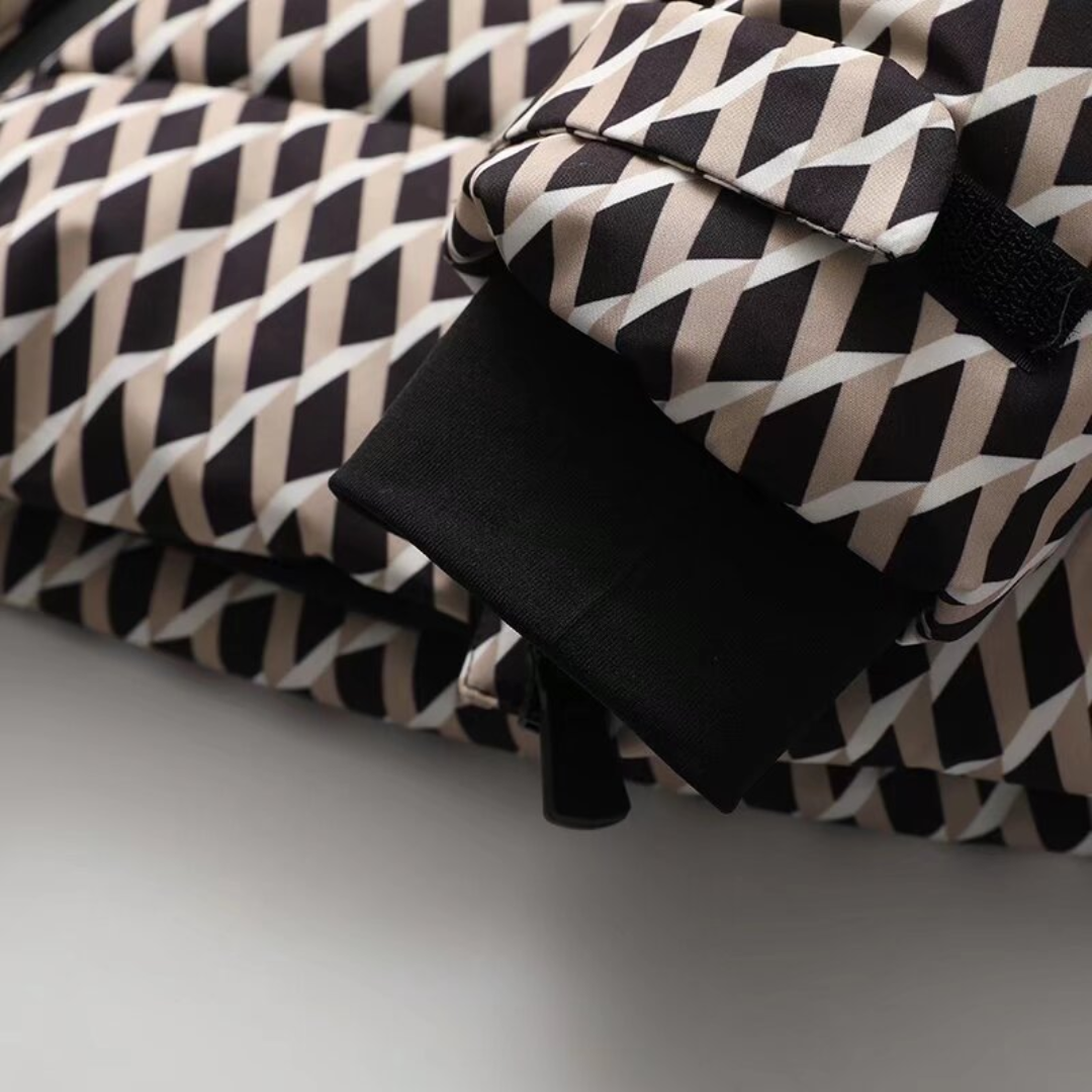 Belted Down Puffer Jacket for Women