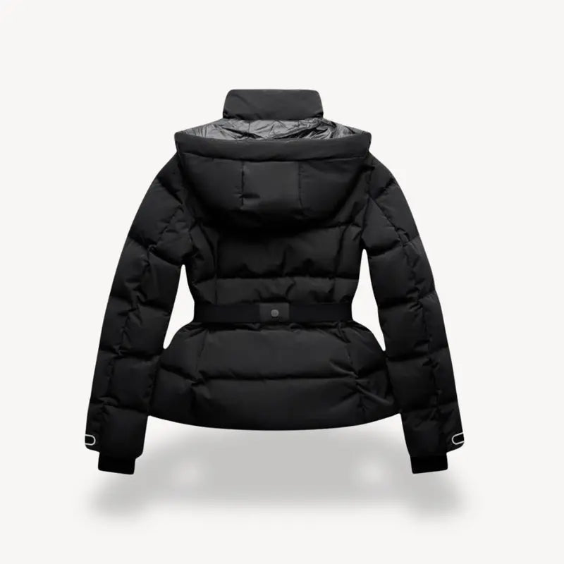 Belted Puffer Jacket for Women Azzoria