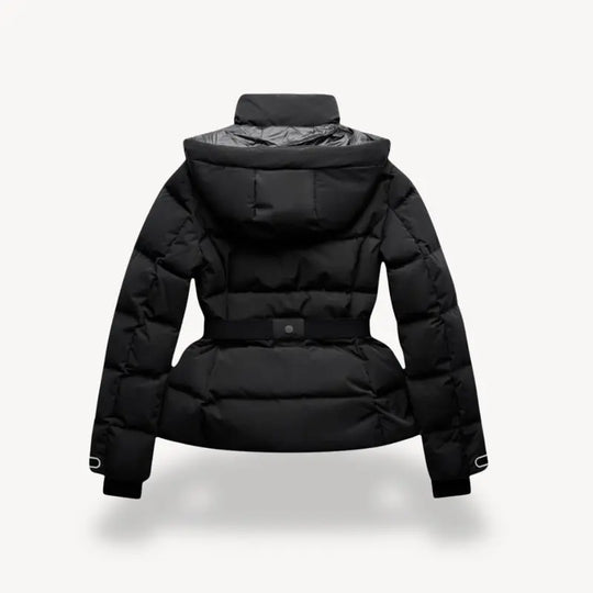Belted Puffer Jacket for Women Azzoria