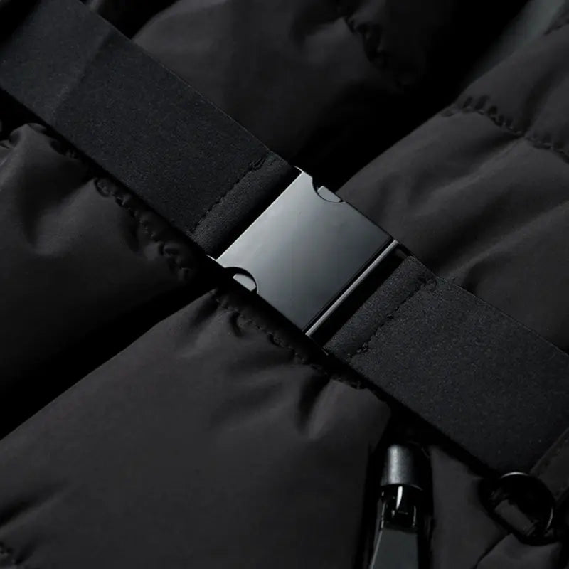 Belted Puffer Jacket for Women Azzoria