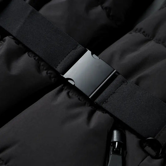 Belted Puffer Jacket for Women Azzoria