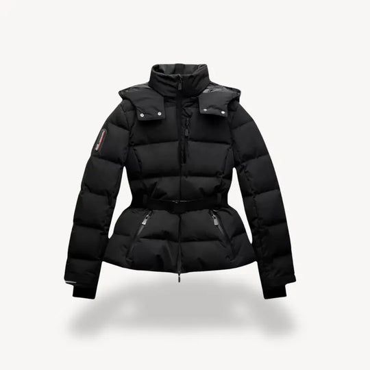 Belted Puffer Jacket for Women Azzoria