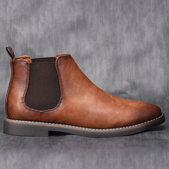 Classic Slip-On Chelsea Boots for Men Azzoria