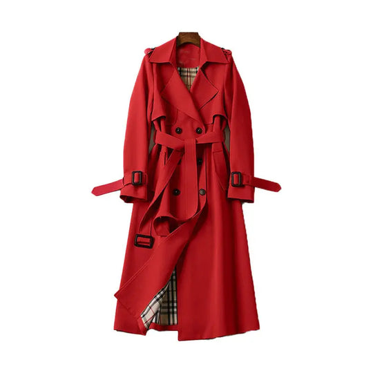 Autumn Trench Coat for Women Azzoria