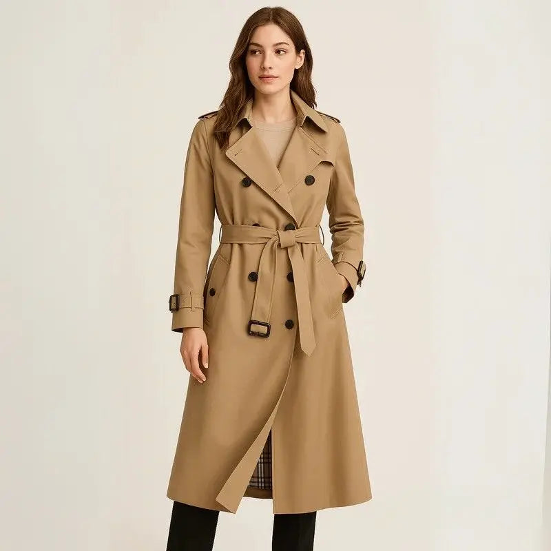 Autumn Trench Coat for Women Azzoria