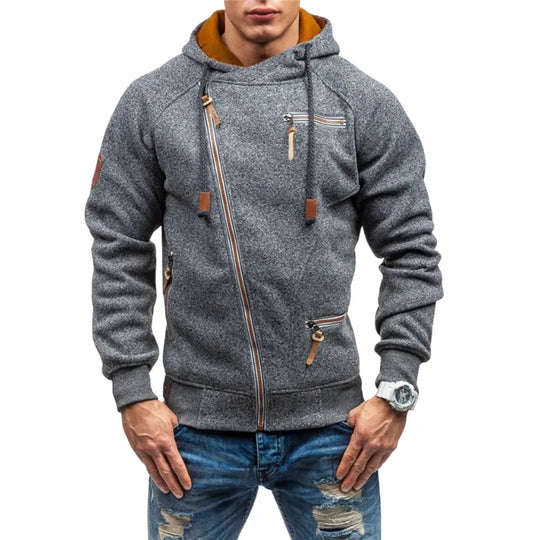Drawstring Long Sleeve Hoodie for Men Azzoria