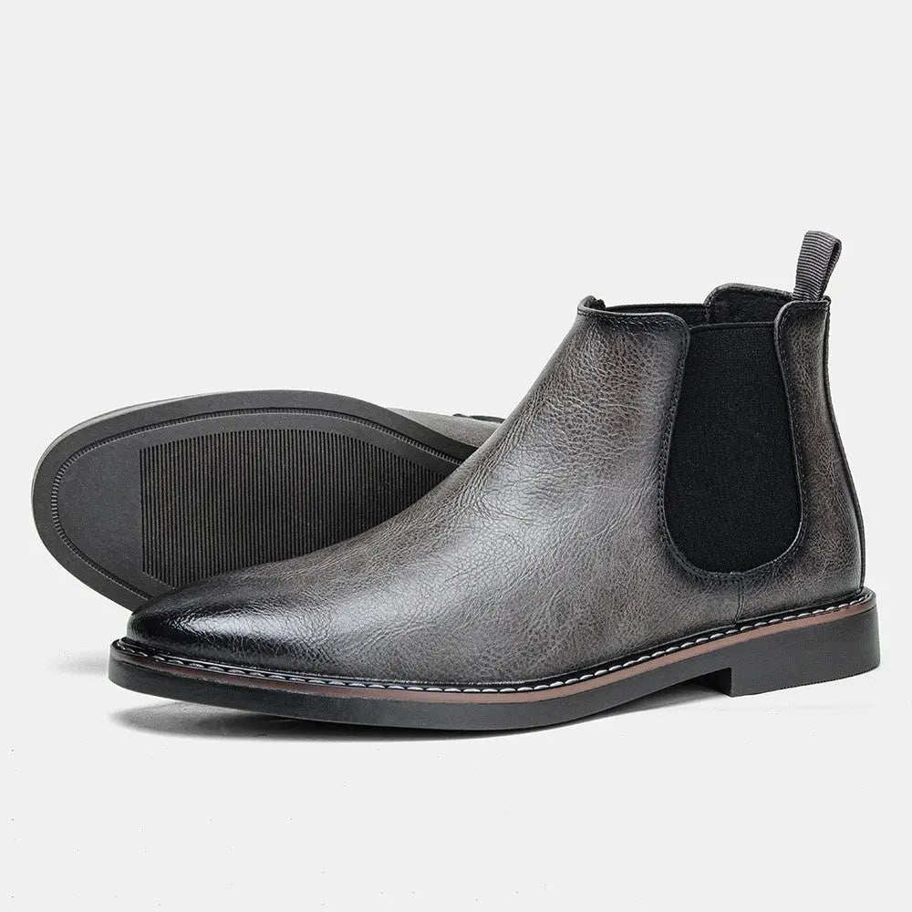 Elastic Panel Chelsea Boots for Men Azzoria