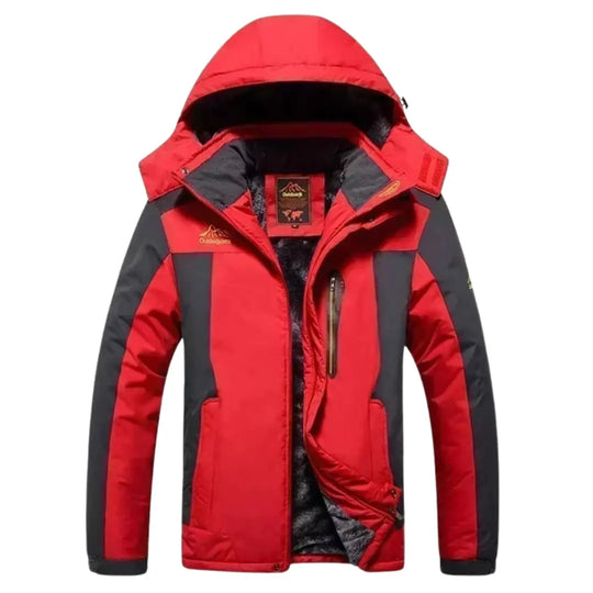 Fleece-Lined Winter Jacket for Men Azzoria
