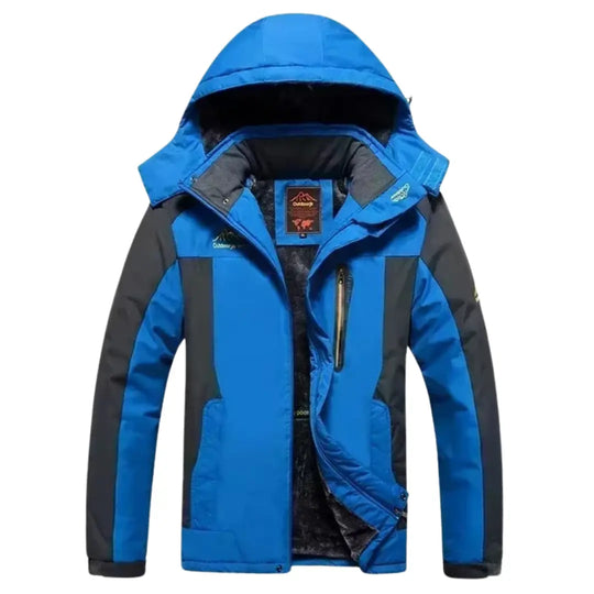 Fleece-Lined Winter Jacket for Men Azzoria