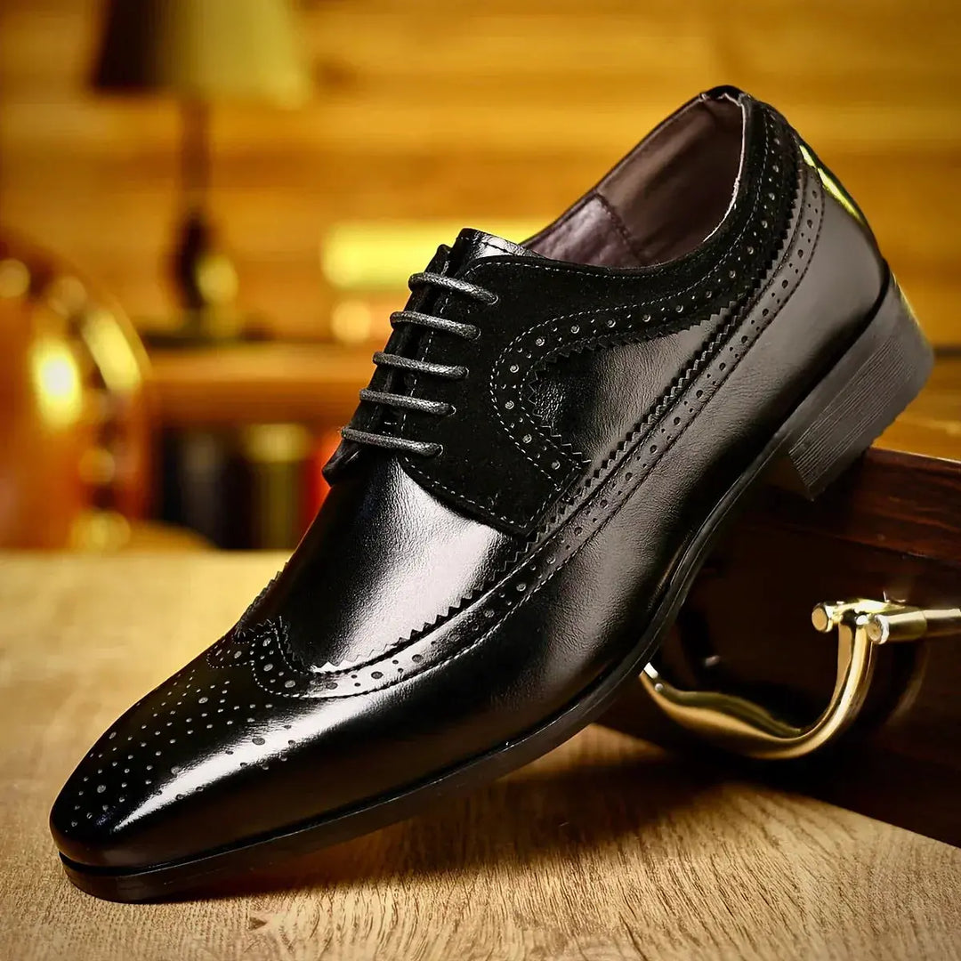 Gloss Oxford Shoes for Men Azzoria