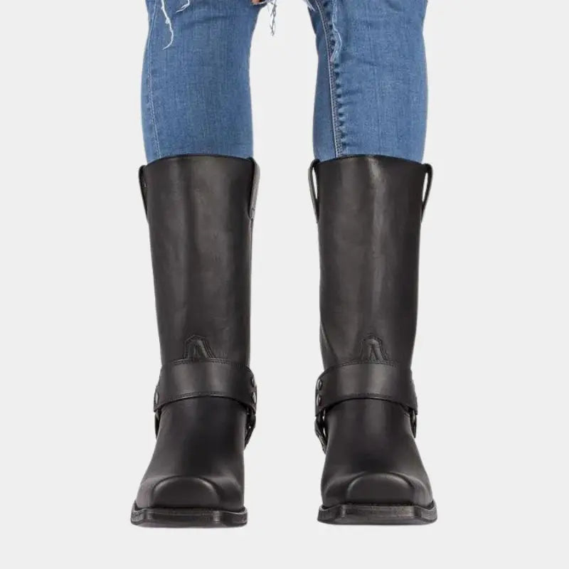 Western Cowboy Boots in Vintage Look for Women Azzoria