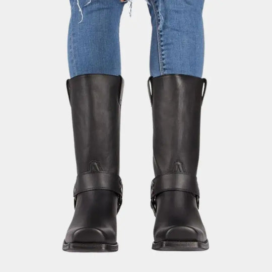 Western Cowboy Boots in Vintage Look for Women Azzoria