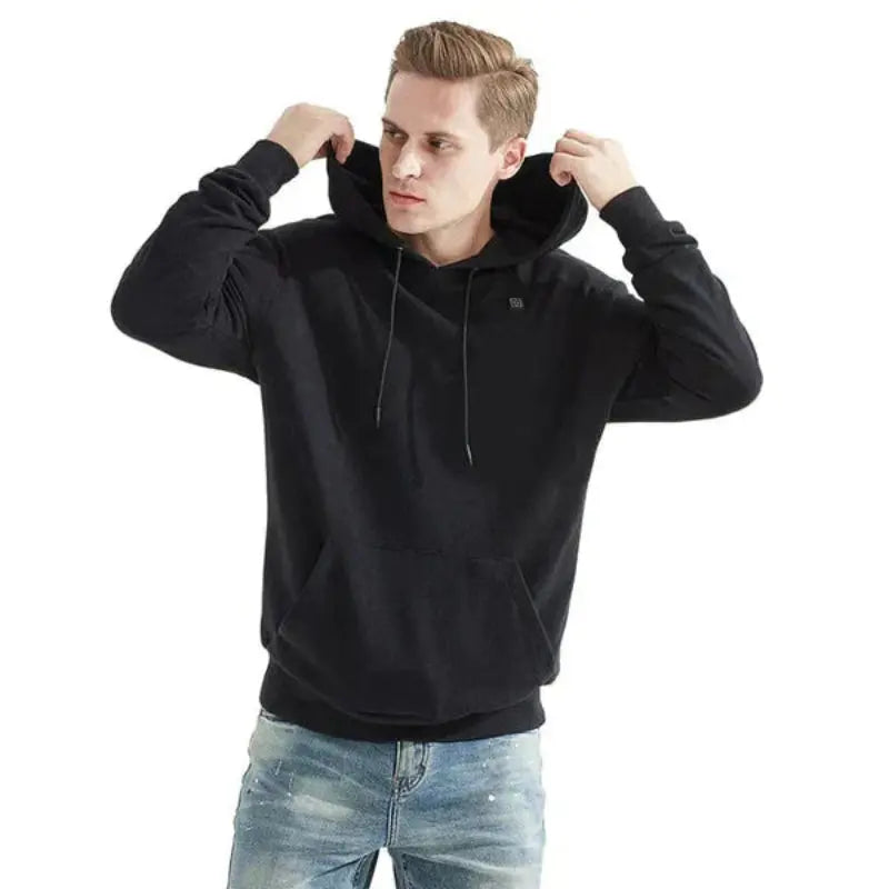 Heated Zip Hoodie for Unisex Azzoria
