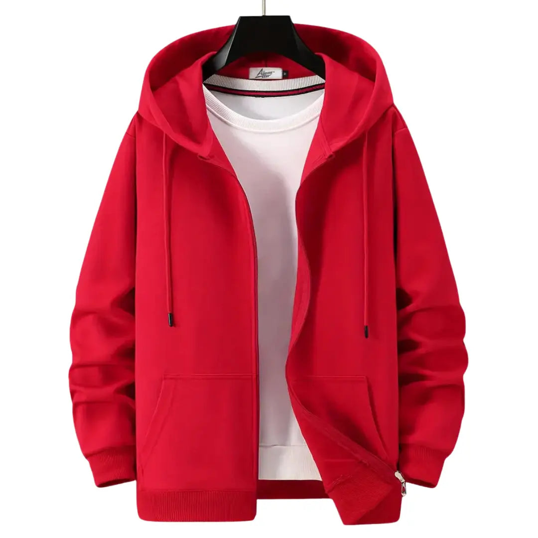 Hooded Pullover with Relaxed Fit for Men Azzoria