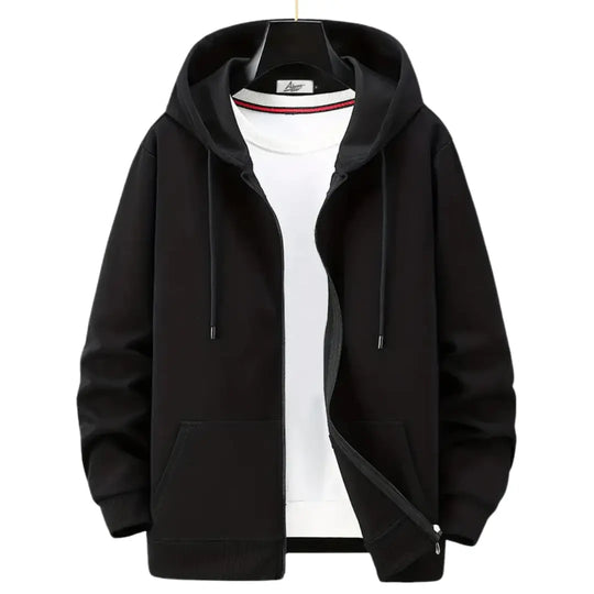 Hooded Pullover with Relaxed Fit for Men Azzoria