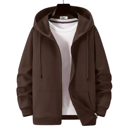 Hooded Pullover with Relaxed Fit for Men Azzoria