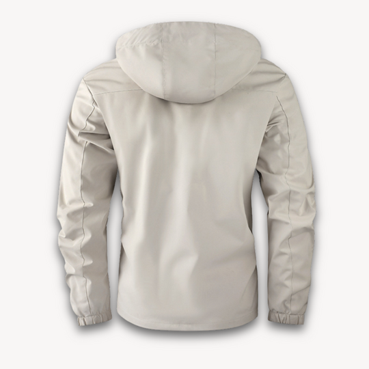 Hooded Water-Resistant Jacket for Men
