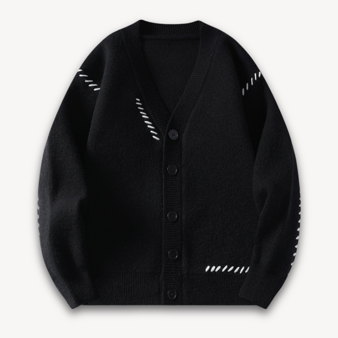 Knitted Cardigan Sweater for Men