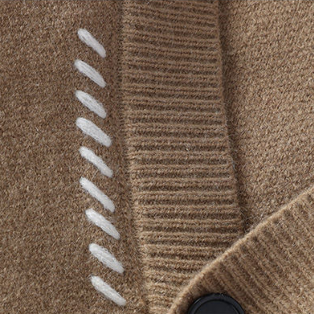 Knitted Cardigan Sweater for Men