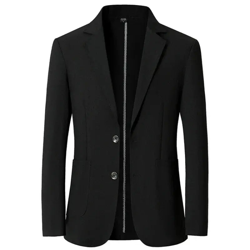 Linen Blend Blazer for Men Azzoria