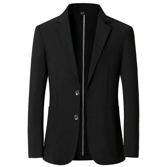 Linen Blend Blazer for Men Azzoria