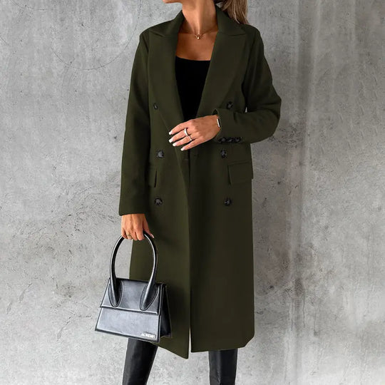 Long Winter Coat for Women Azzoria