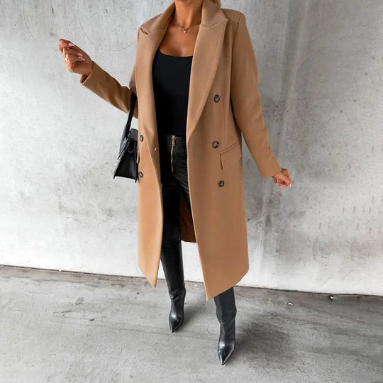 Long Winter Coat for Women Azzoria