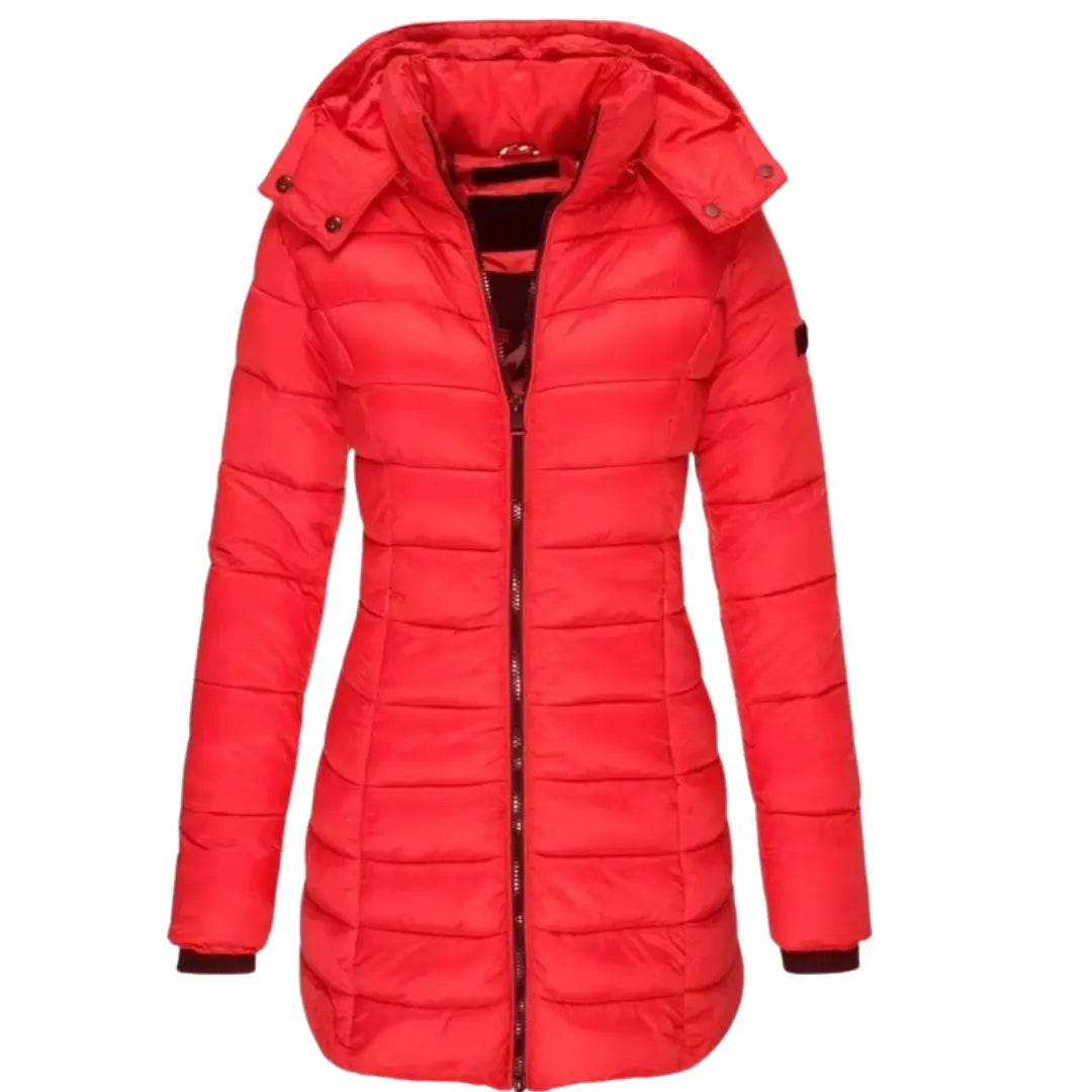 Long Puffer Jacket for Women Azzoria
