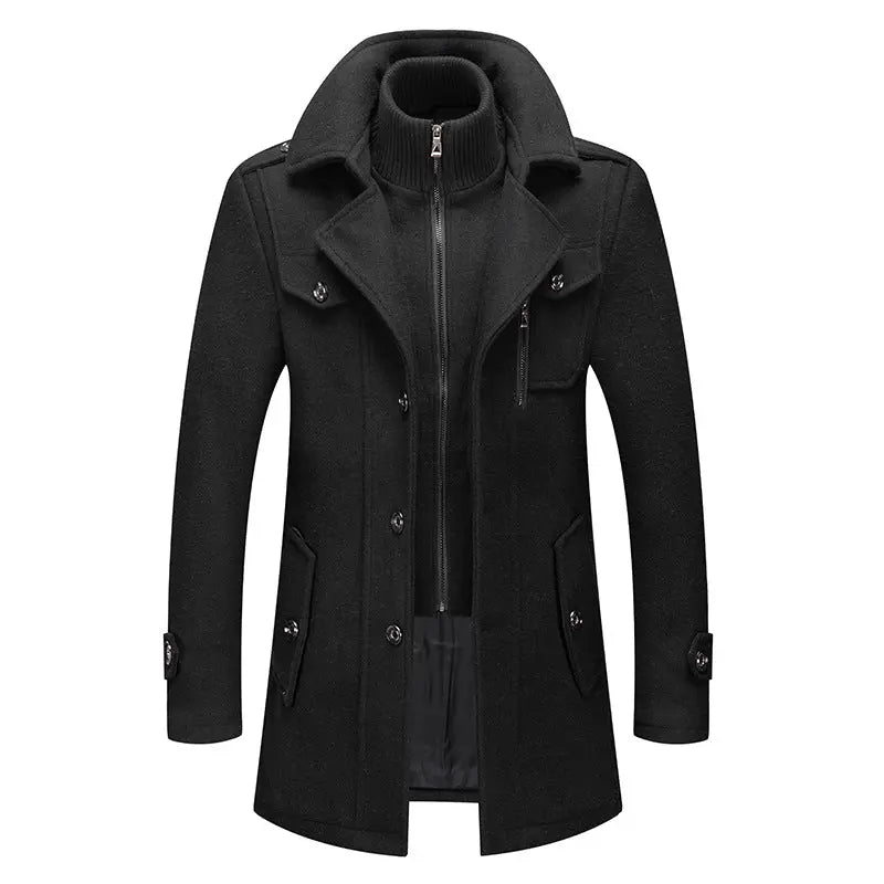 Long Winter Coat for Men Azzoria