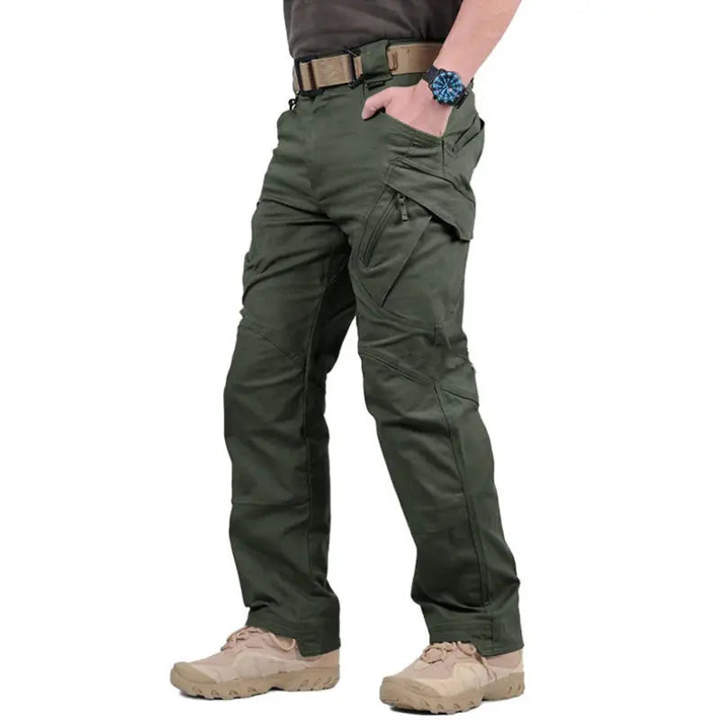 Multi-Pocket Cargo Pants for Men Azzoria