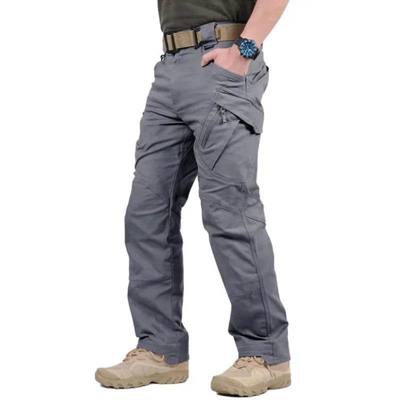 Multi-Pocket Cargo Pants for Men Azzoria