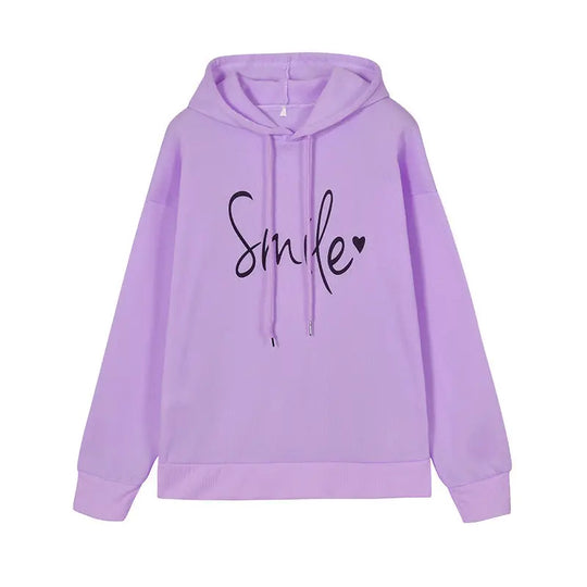 Printed Pullover Hoodie for Women Azzoria