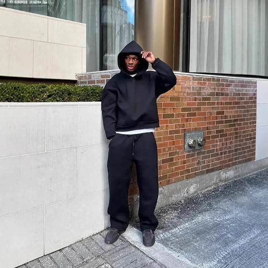 Oversized Pullover Hoodie for Men Azzoria