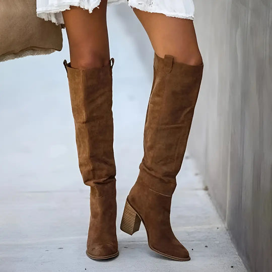 Padded Insole Knee-High Boots for Women Azzoria