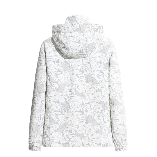 Printed Hooded Outdoor Jacket for Women Azzoria