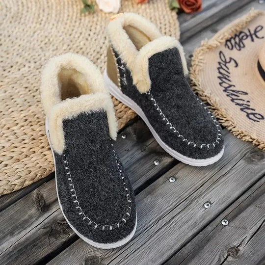Warm Fluffy Winter Boots for Women Azzoria