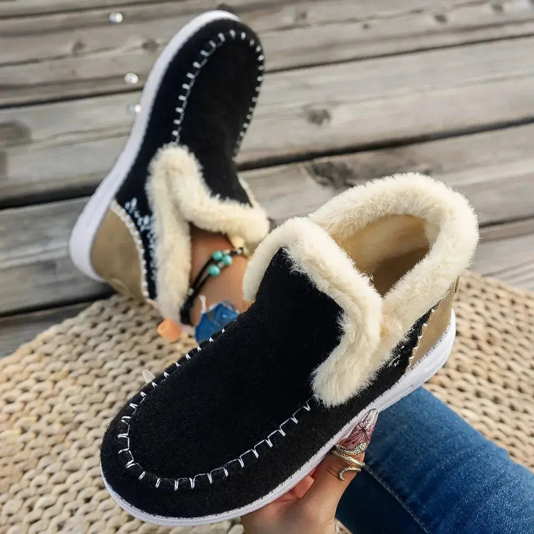 Warm Fluffy Winter Boots for Women Azzoria