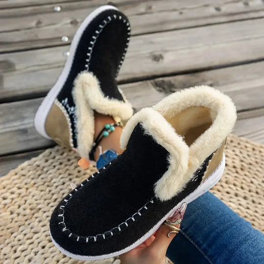 Warm Fluffy Winter Boots for Women Azzoria