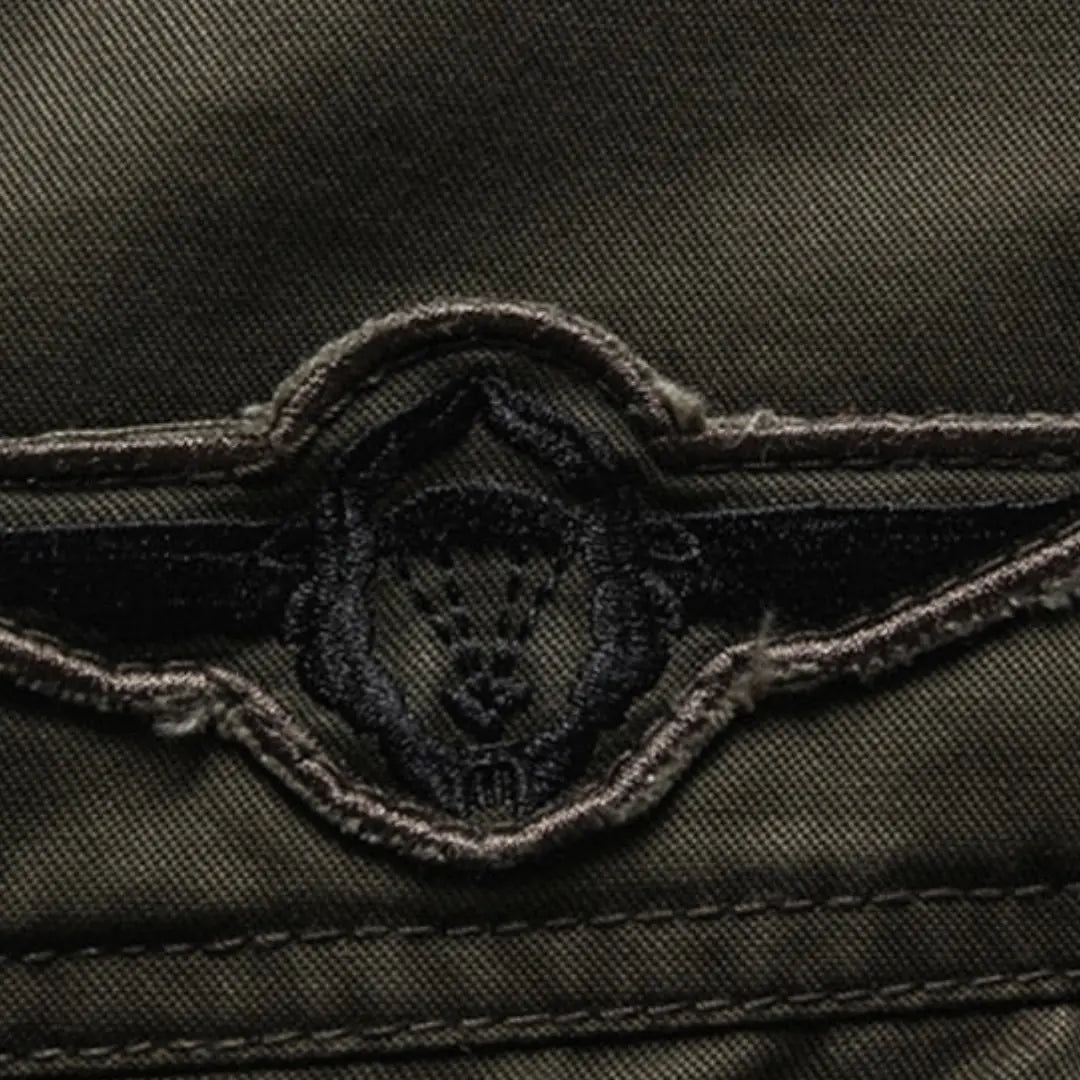 Stand Collar Military Jacket for Men Azzoria