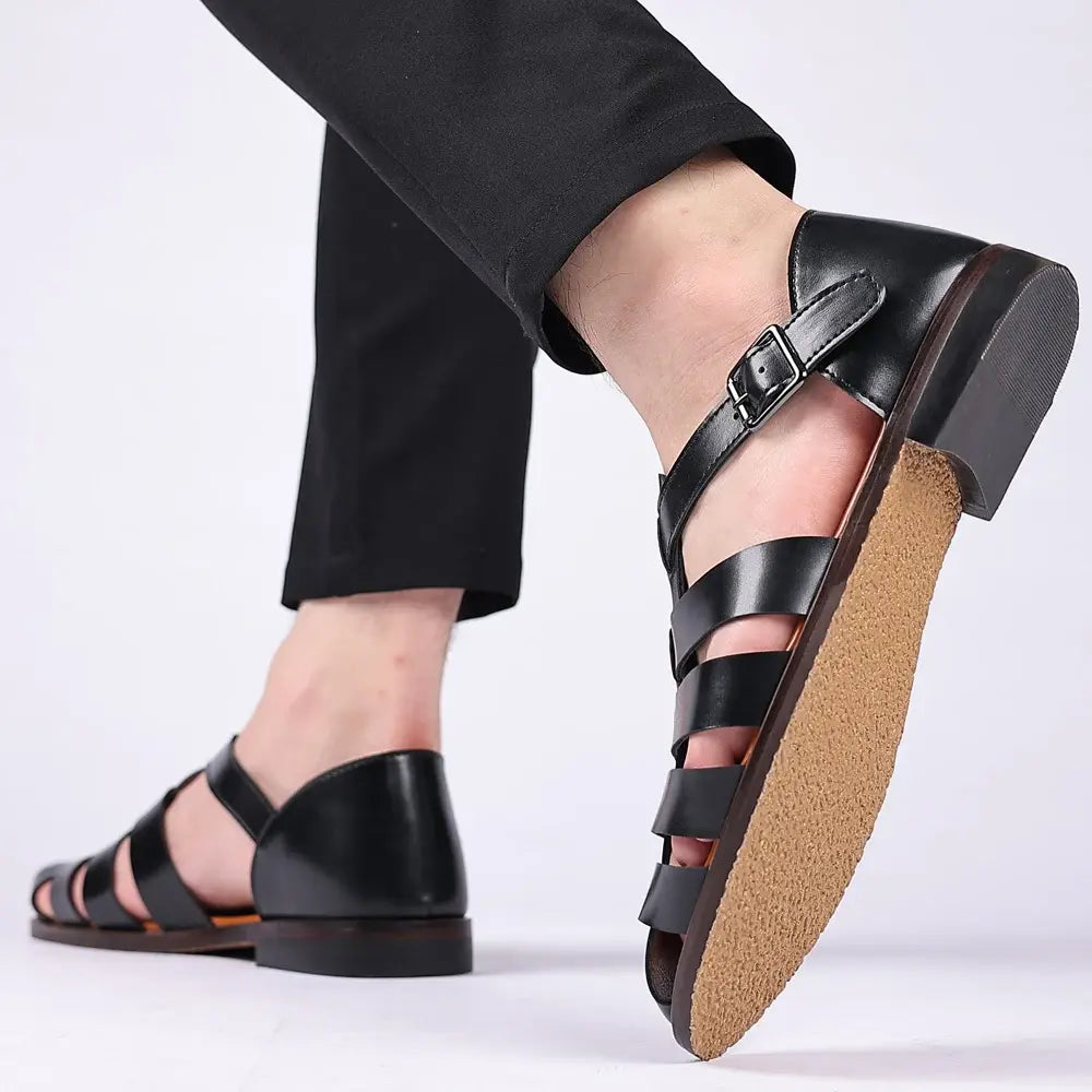 Strapped Fisherman Sandals for Men Azzoria