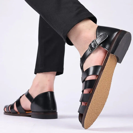 Strapped Fisherman Sandals for Men Azzoria