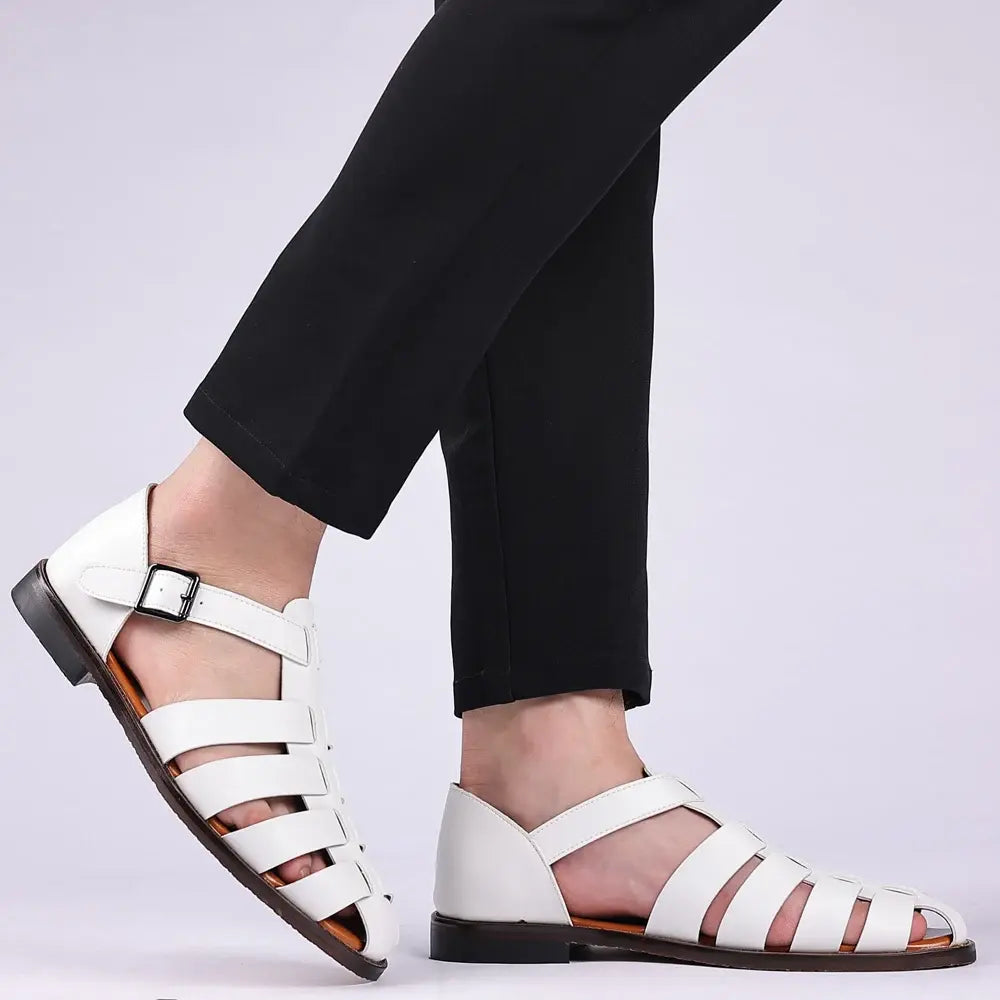 Strapped Fisherman Sandals for Men Azzoria