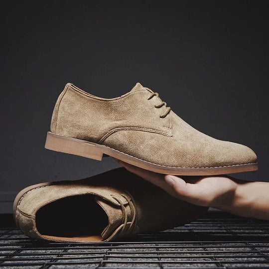 Suede Oxford Shoes for Men