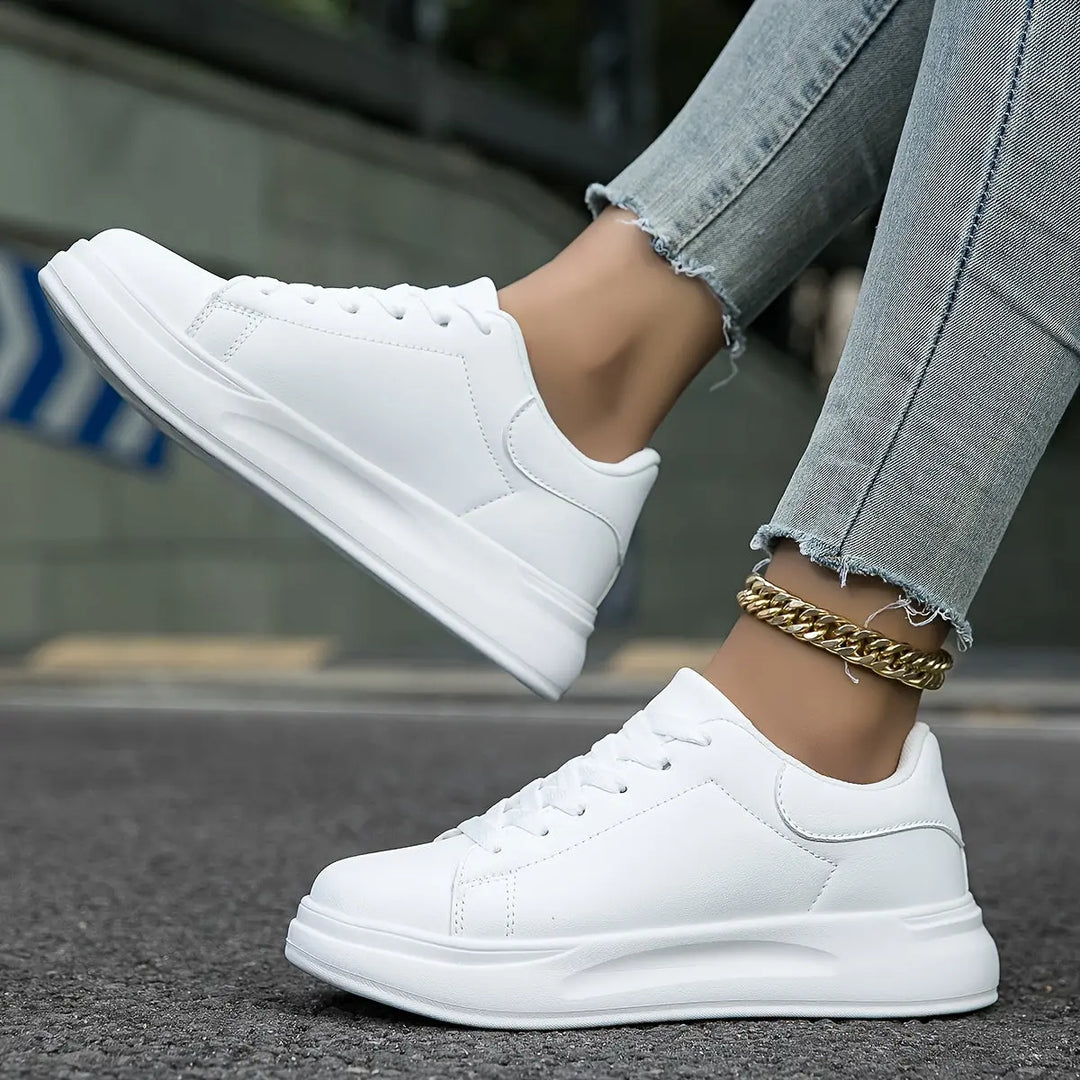 Textured Low-Top Sneakers for Women Azzoria