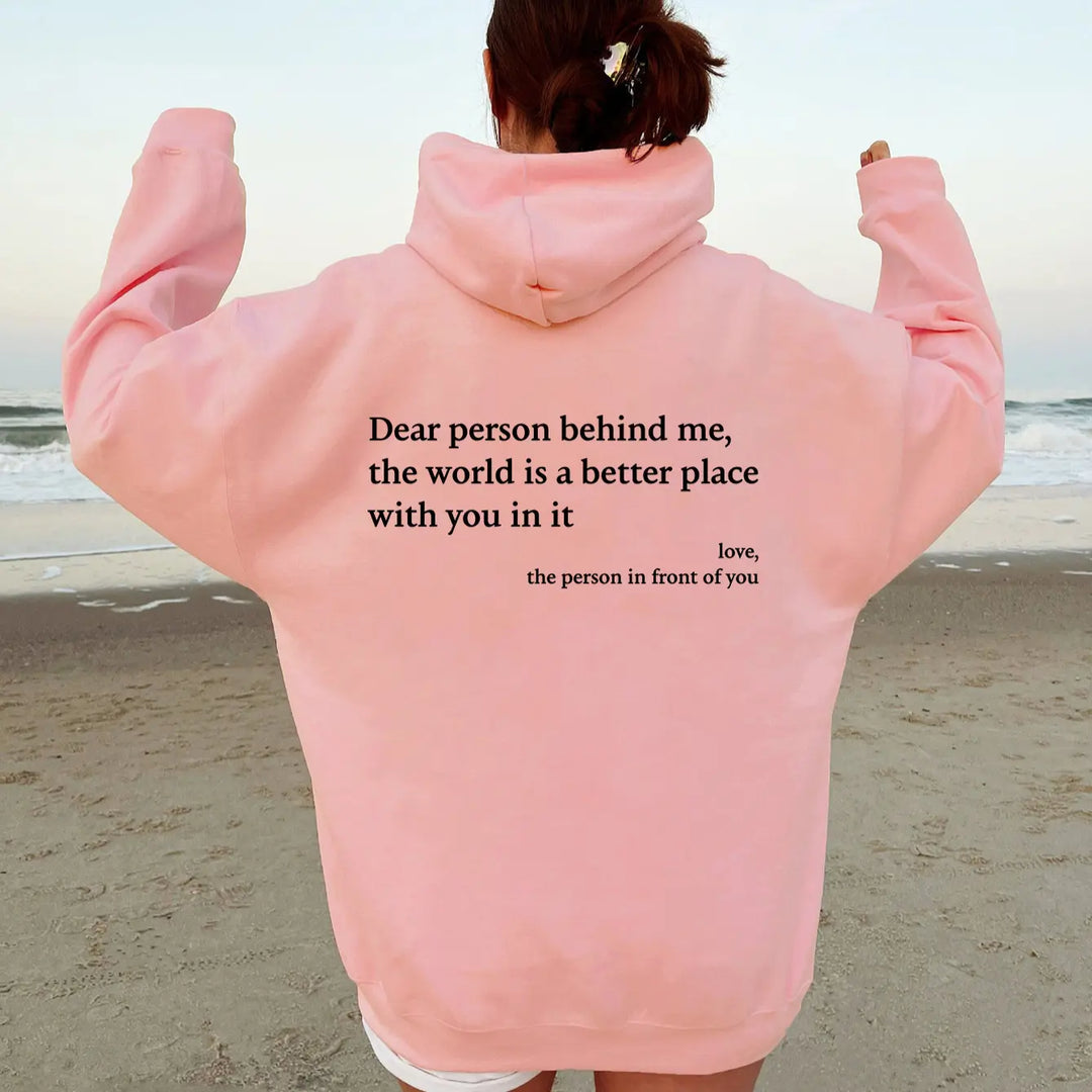 Textured Pullover Hoodie for Women Azzoria