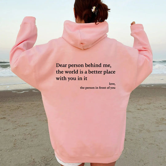 Textured Pullover Hoodie for Women Azzoria