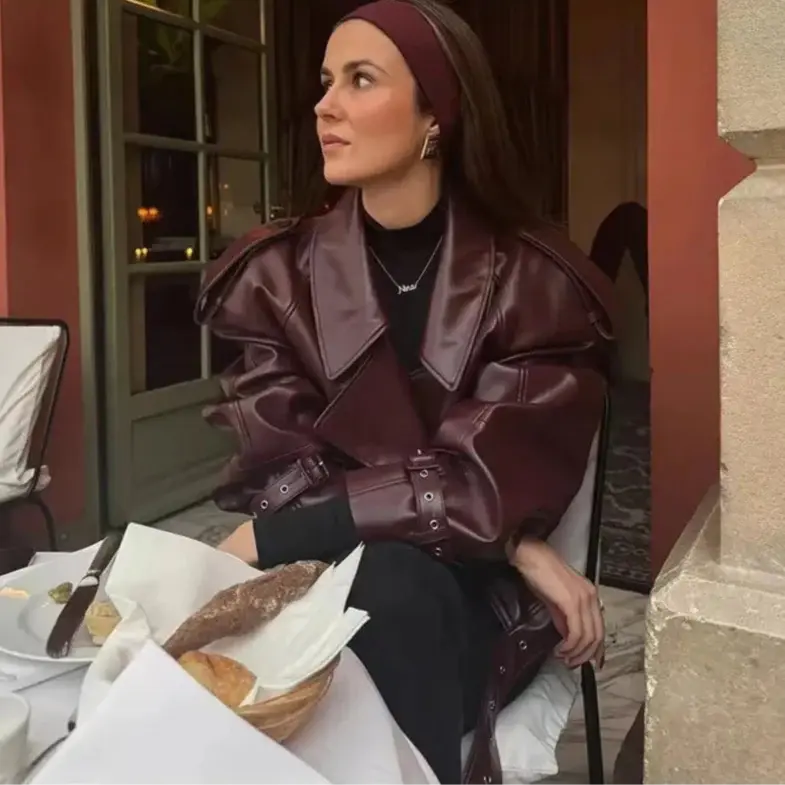 Oversized Zip Jacket for Women Azzoria