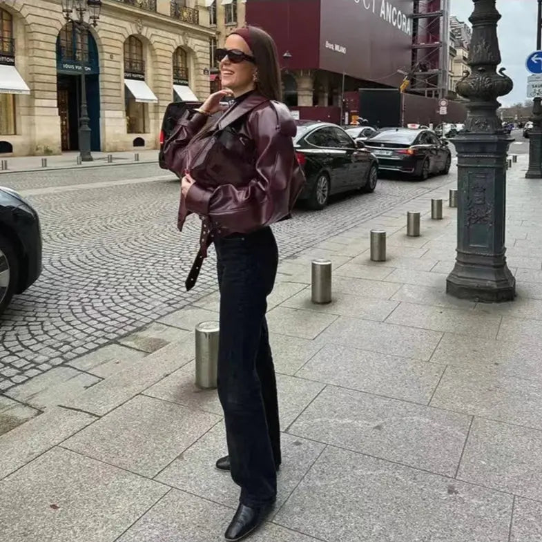 Oversized Zip Jacket for Women Azzoria